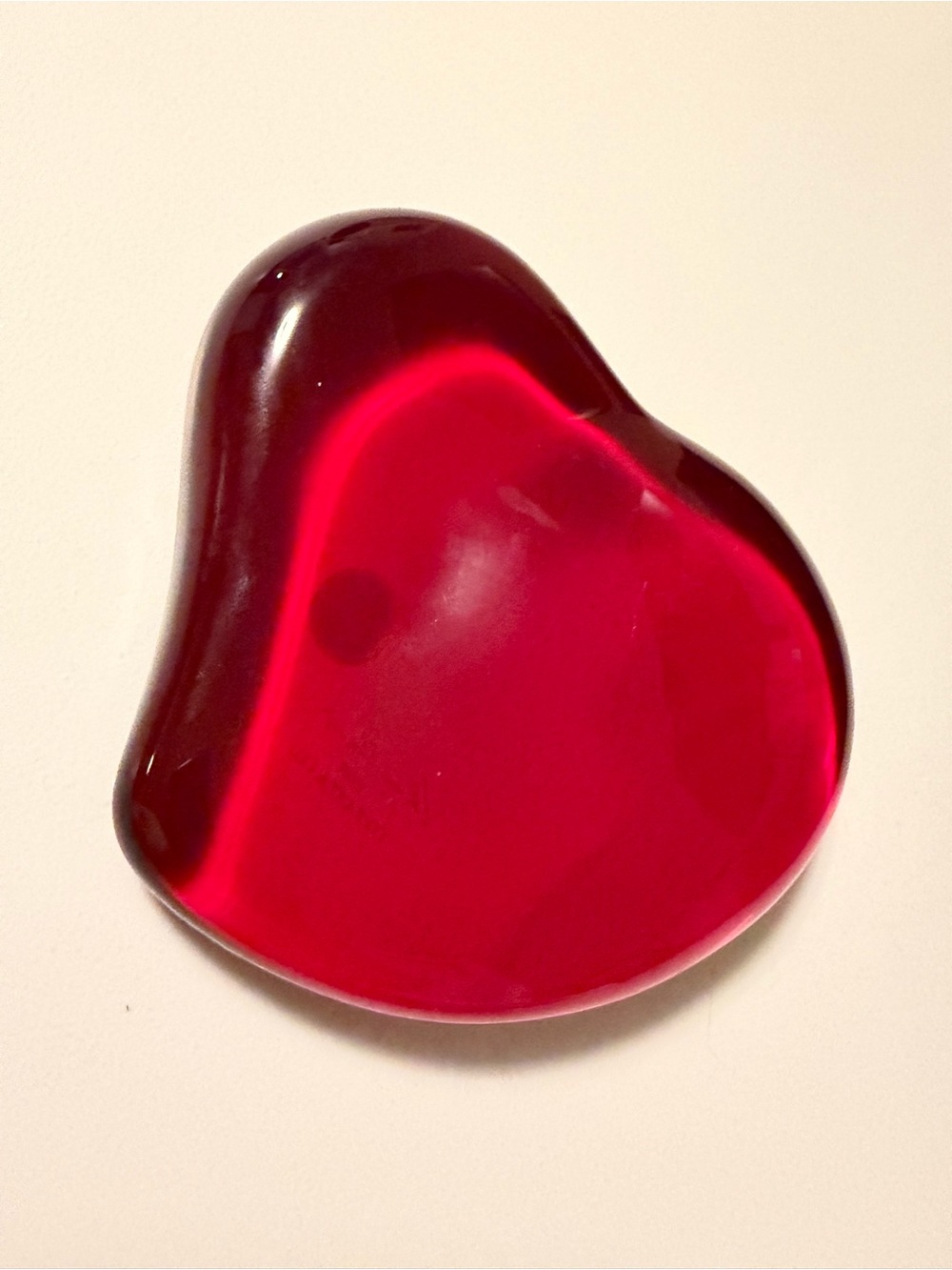 Tiffany & Co. Elsa Peretti Red Heart Paperweight